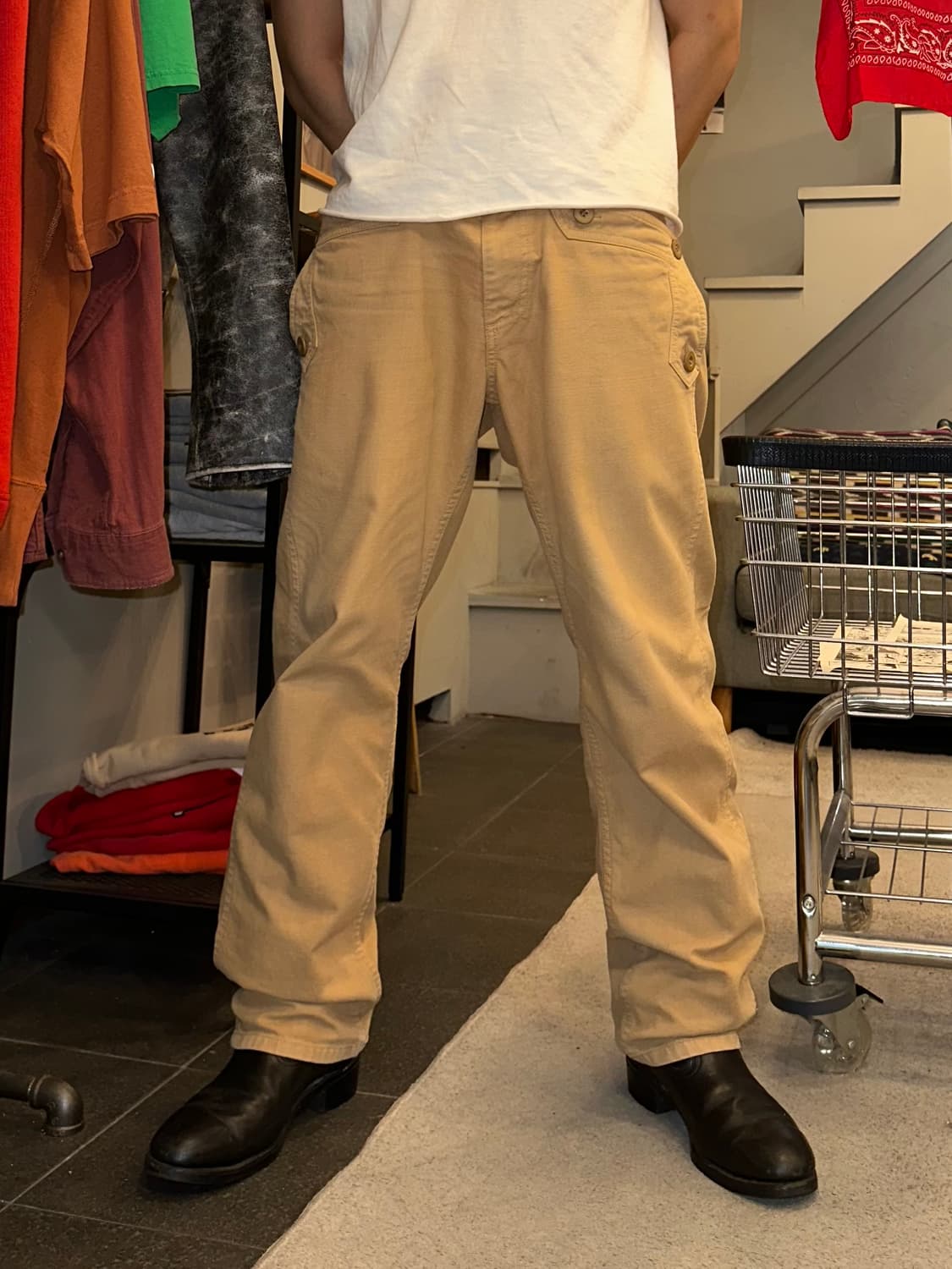 Final Home pocket button cotton pants 상품이미지2