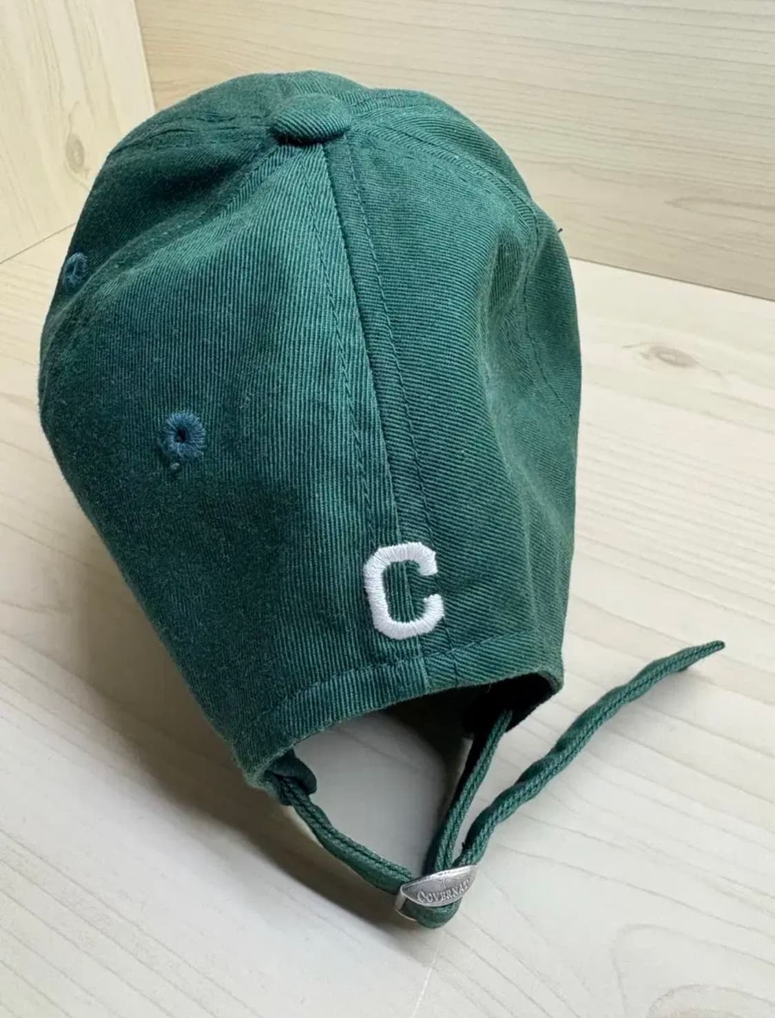 커버낫 C로고 볼캡 모자 그린 상품이미지3