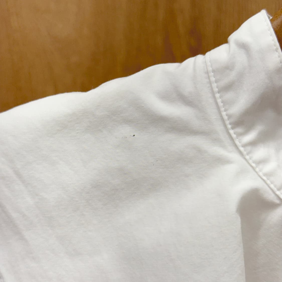 랄프로렌 스탠드카라 코튼 블라우스 프릴 셔츠 골드 버튼 디테일 화이트 상품이미지10