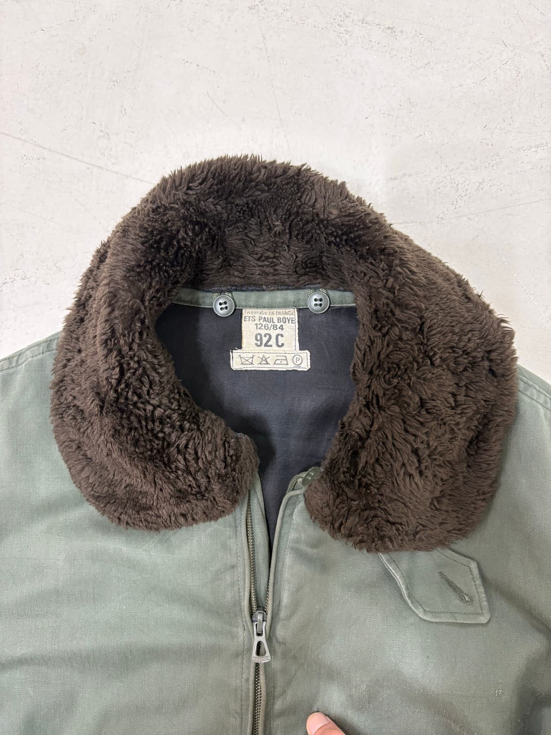 80's French Airforce Flight Jacket. HBT 상품이미지4