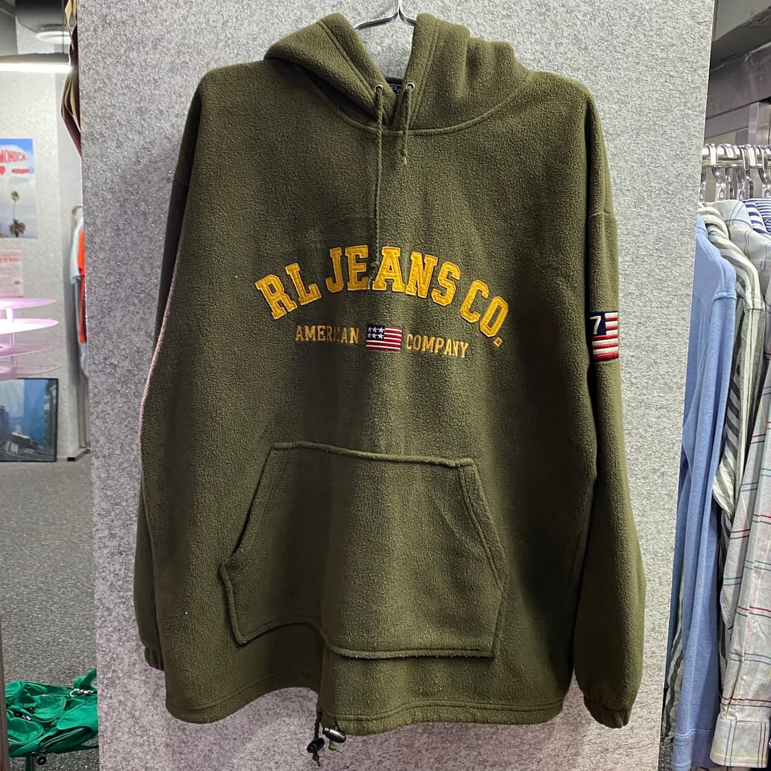 폴로 랄프로렌 아치로고 성조기 플리스 후드티 B4325 상품이미지2