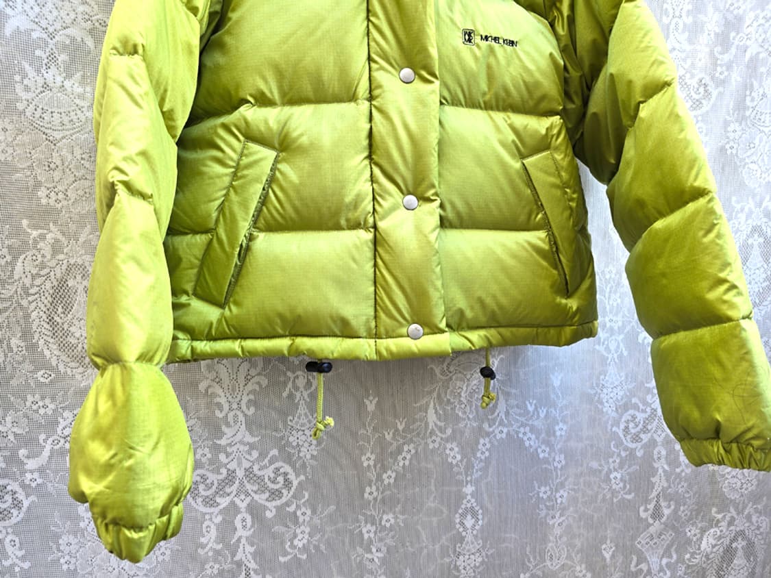 빈티지 미셀클랑 크롭 패딩 상품이미지4