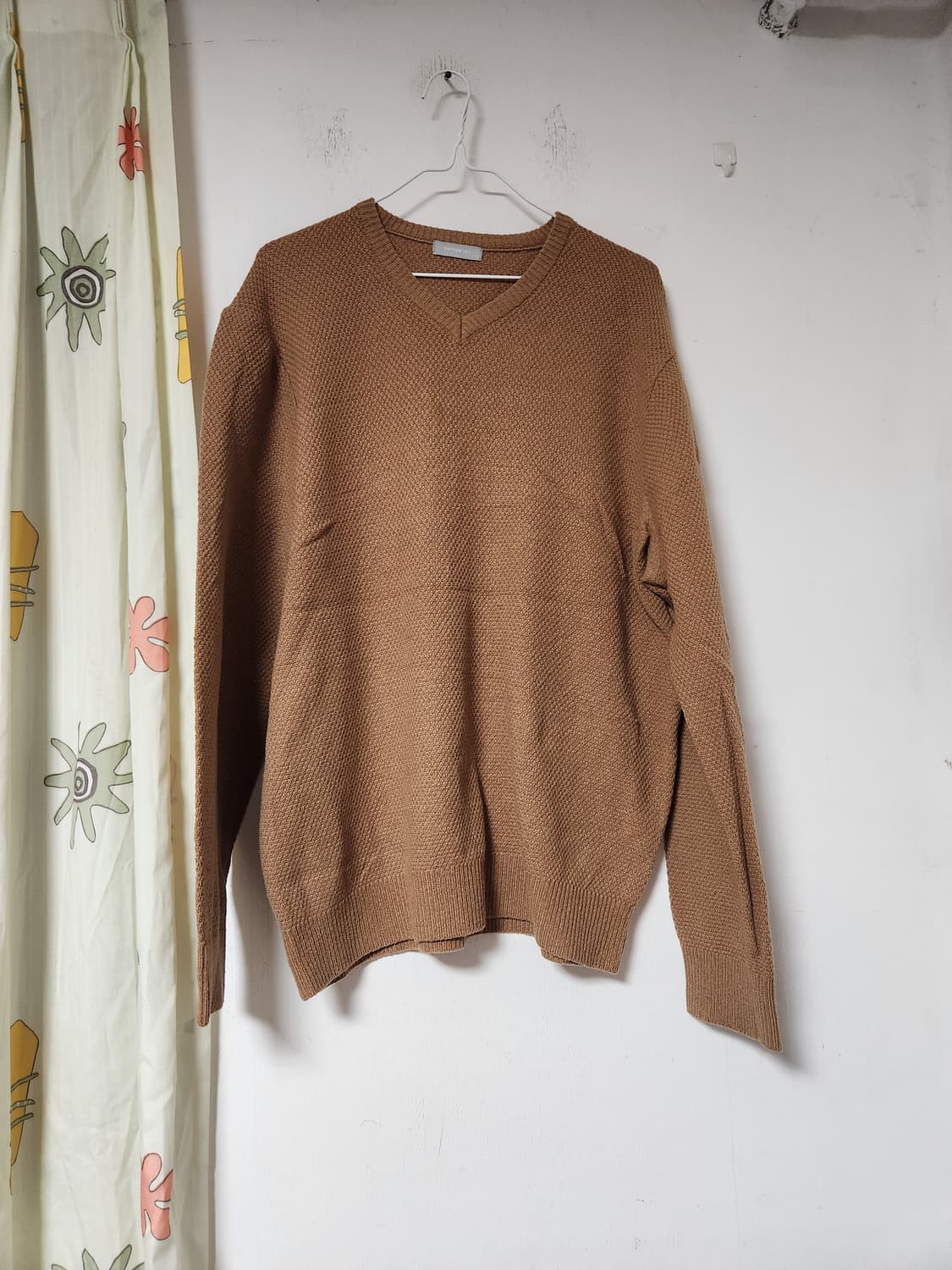 빅사이즈 AND Z 남성 브이넥 니트 110 상품이미지1