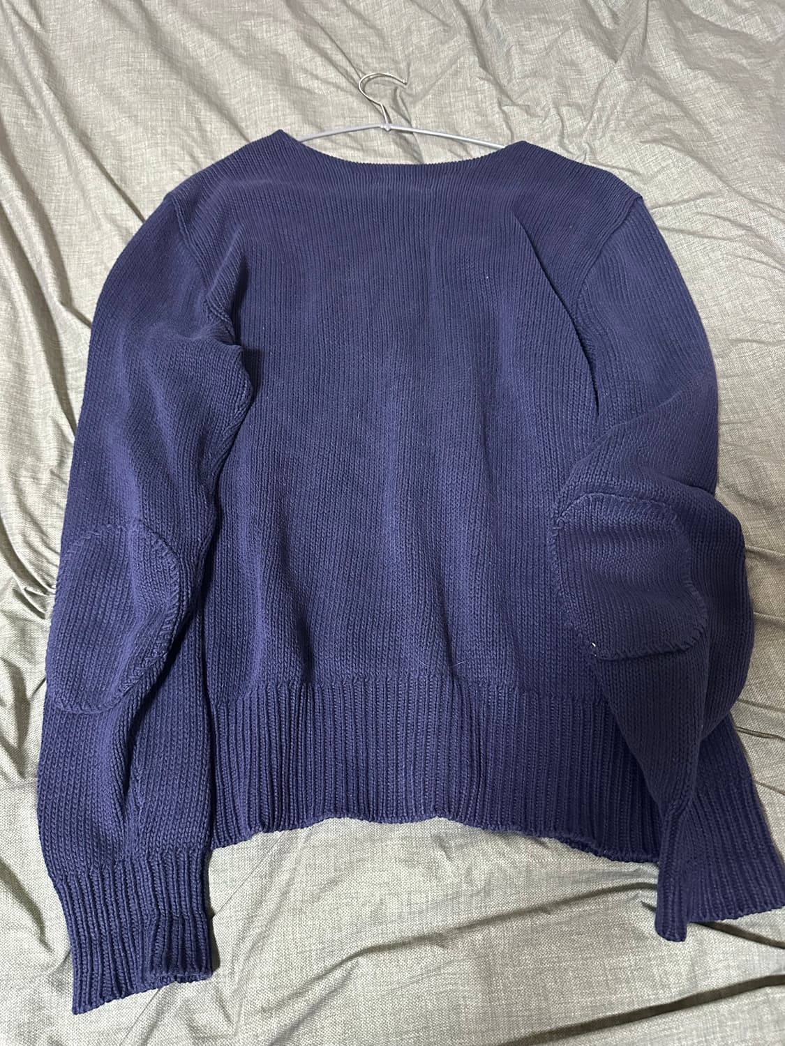 폴로 랄프로렌 P 로고 니트 네이비 상품이미지3