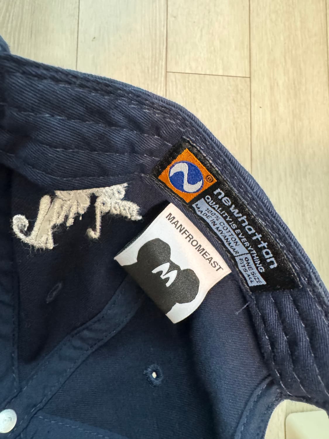 MANFROM EAST 맨프롬이스트 곰돌이 네이비 볼캡 NY Bear C 상품이미지5