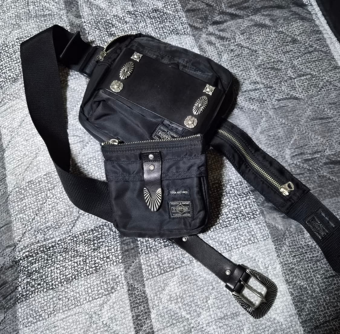 요시다포터 x 토가아키아브 벨트 백 3way 상품이미지3