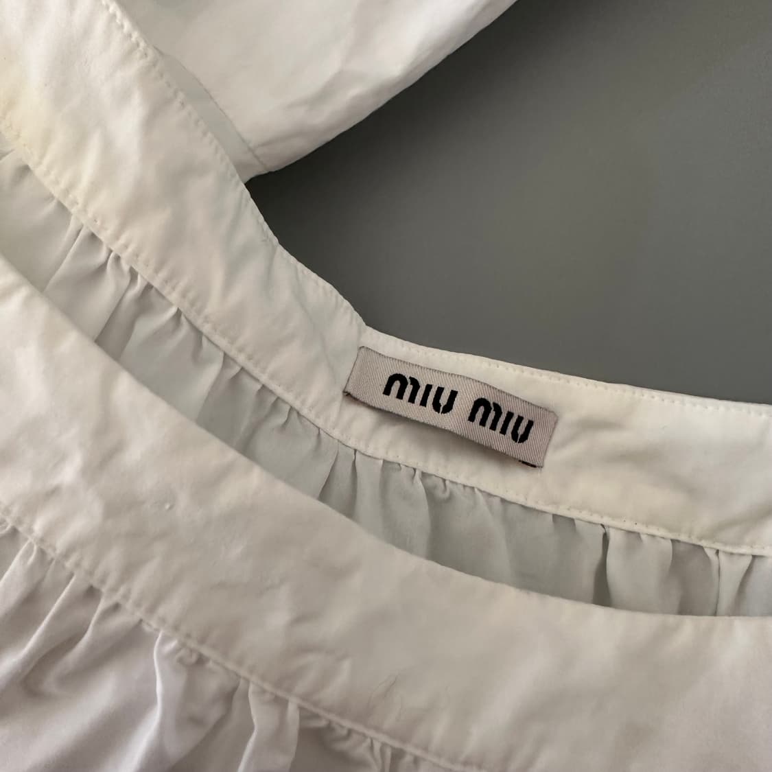 미우미우 miu miu 디테일 블라우스 상품이미지7