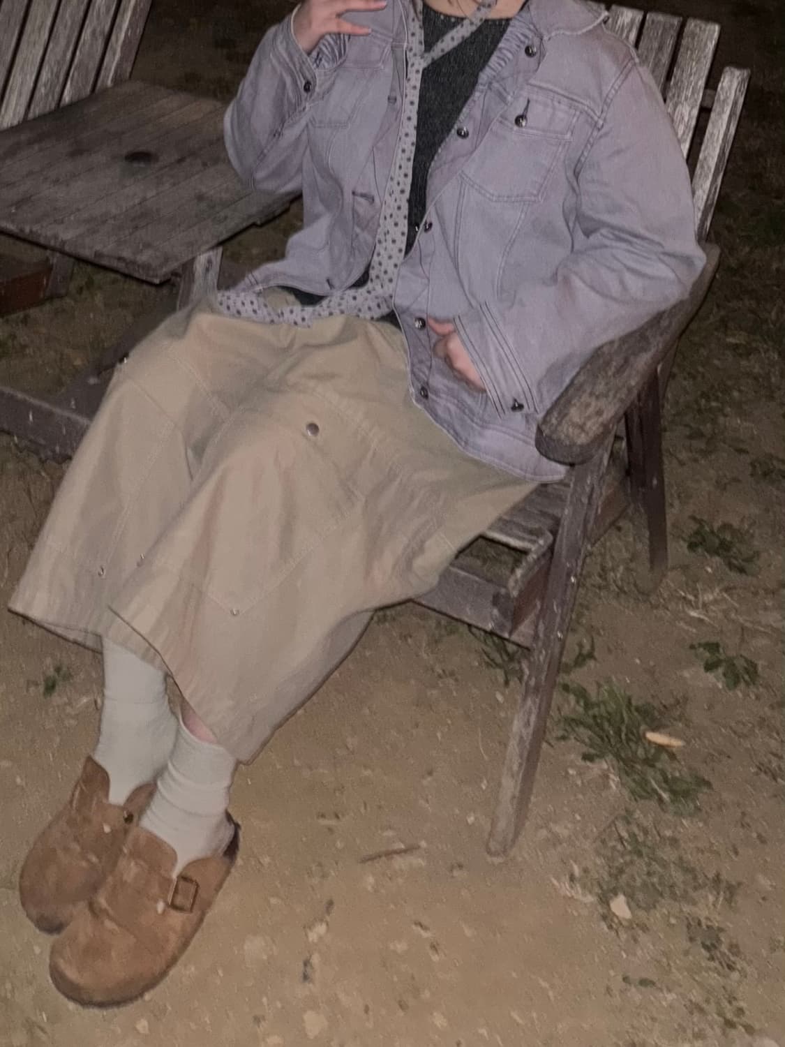 빈티지 얼룩말 퍼플 리버시블 청자켓 상품이미지1