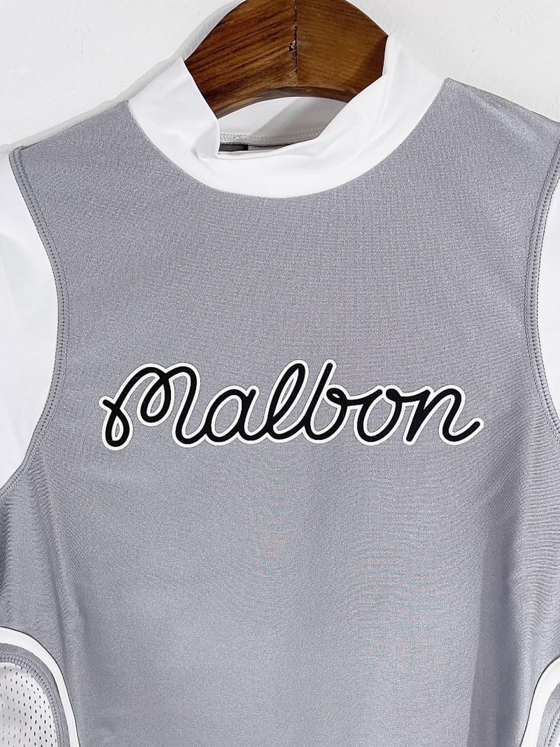 (정품/새상품) 말본 여성 그레이 치어리딩 모크넥 티셔츠 상품이미지2