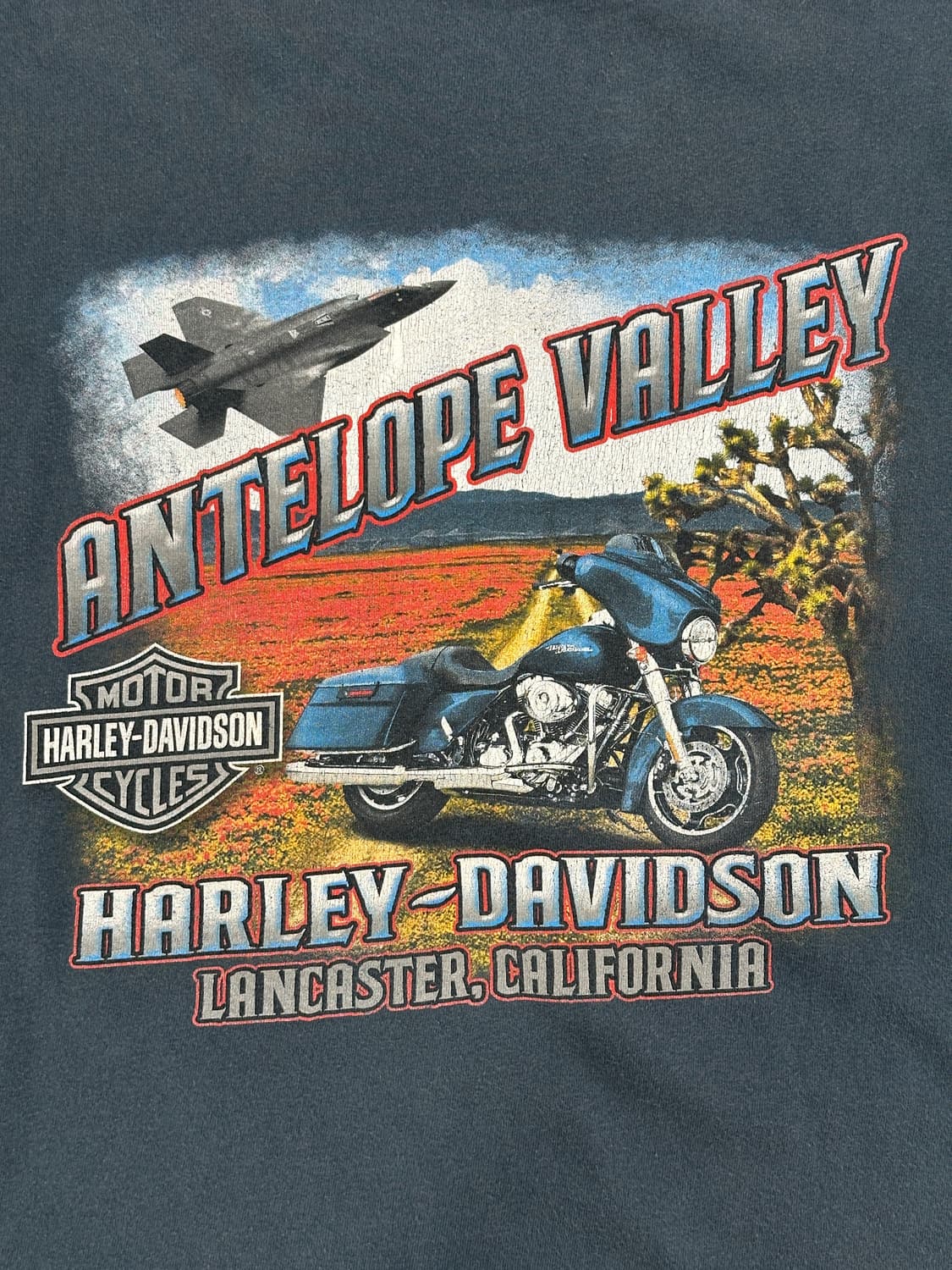 Harley-Davidson “HEROES” Blue T-shirt 상품이미지4