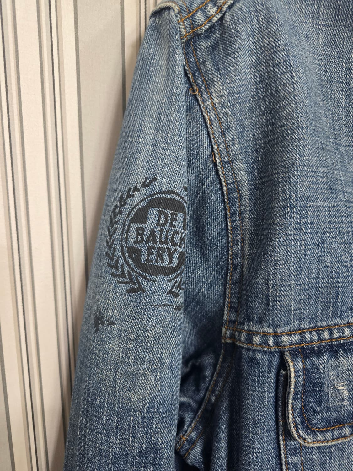 (L.100)[EZRA FITCH] 에즈라피치 데님 빈티지핏 청자켓 상품이미지4