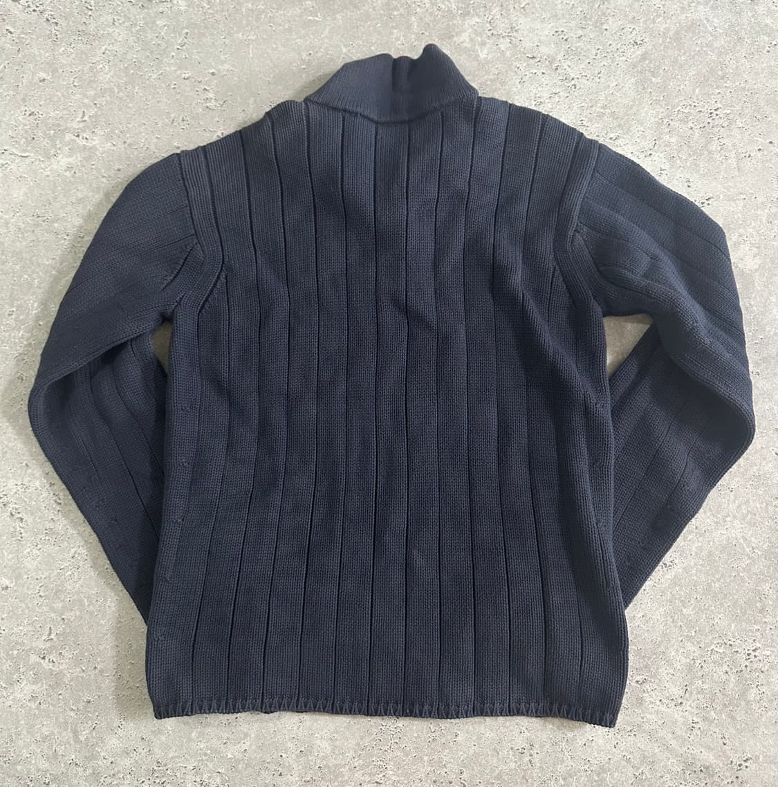 폴로 진스 하프집업 니트 네이비 상품이미지3
