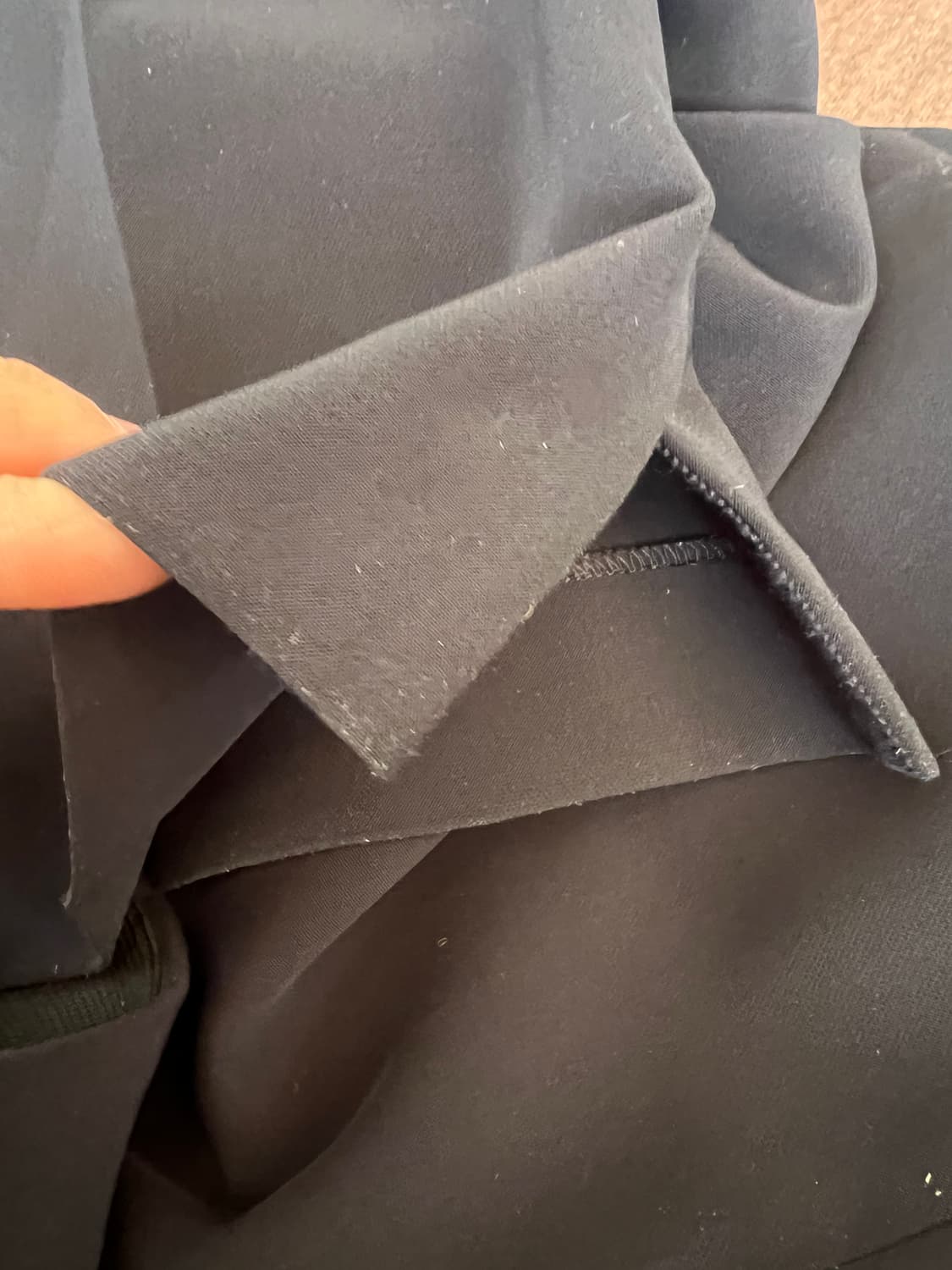 마인 여성 블랙 세미부츠컷 슬랙스 정장팬츠 상품이미지8