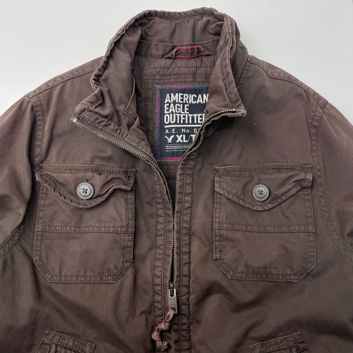 아메리칸이글 트러커 봄버 자켓 브라운 XL 상품이미지3