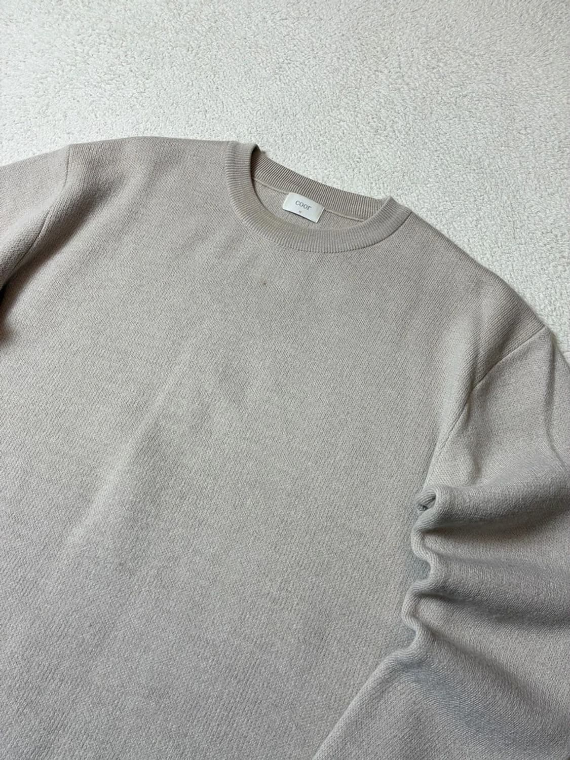 쿠어 Coor 탑필 울 라운드 니트 PN7922 상품이미지2