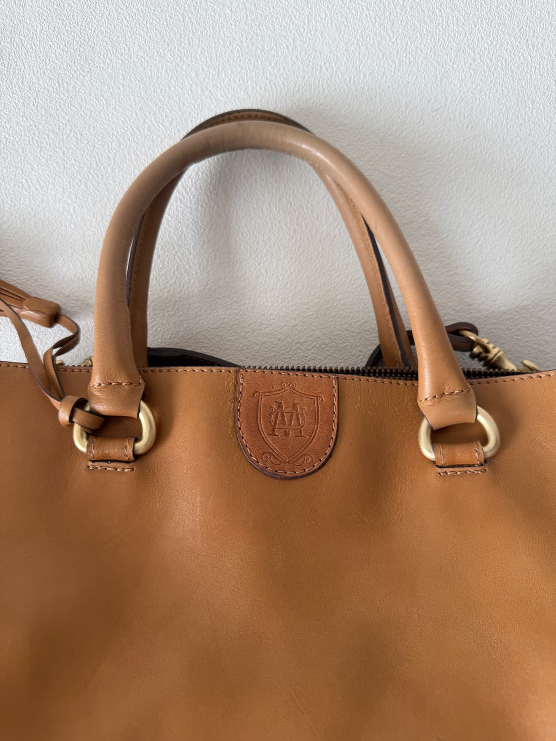 마시모두띠(Massimo Dutti) 레더 토트백(크로스 가능) 상품이미지4