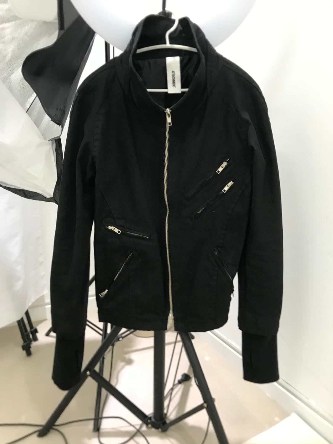 Handwarmer high neck 2way zipper jacket 상품이미지8
