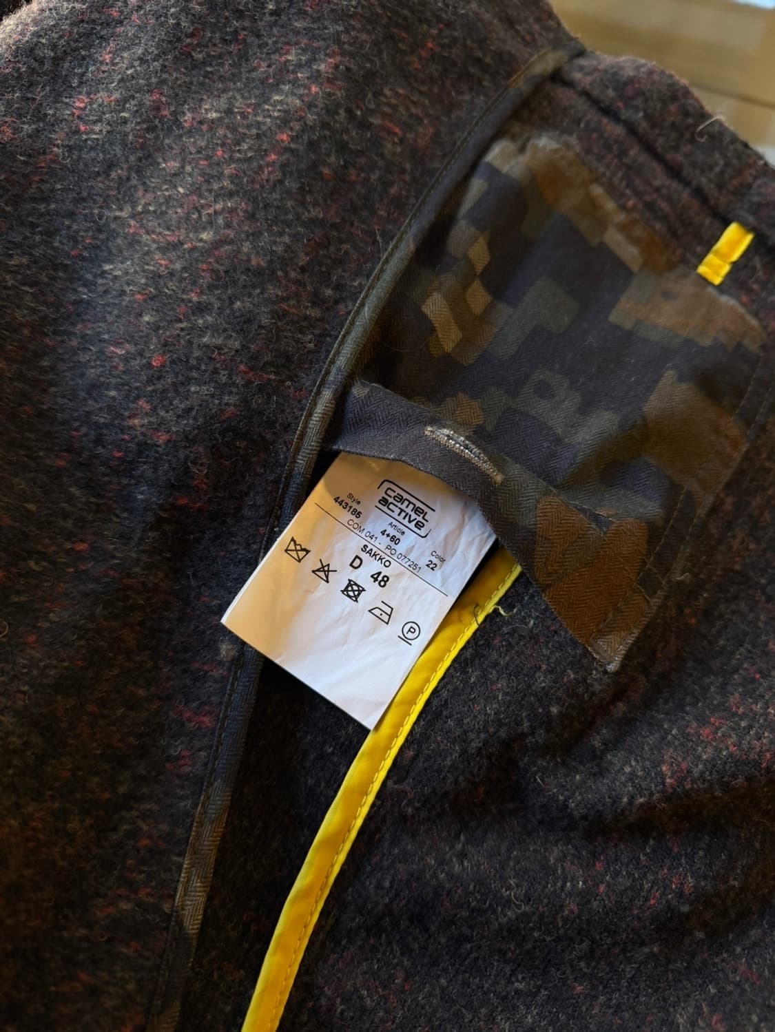 카멜 액티브 트위드 자켓 108 상품이미지8