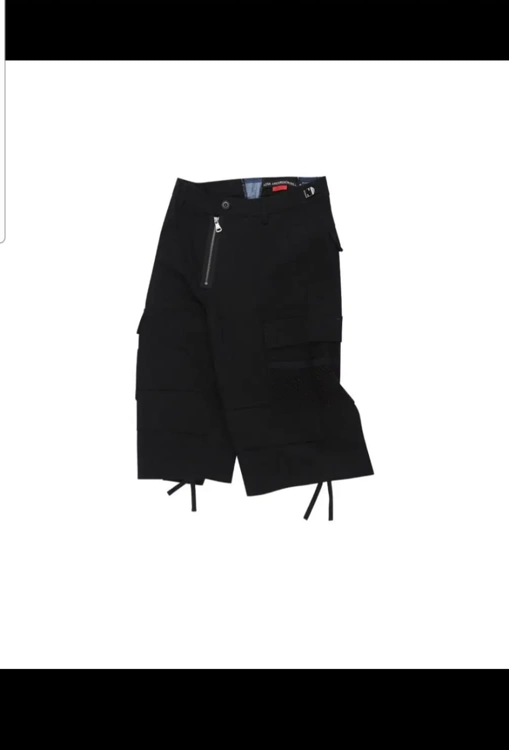 앤더슨벨 블랙 코튼 패브릭 쇼츠 52 상품이미지4