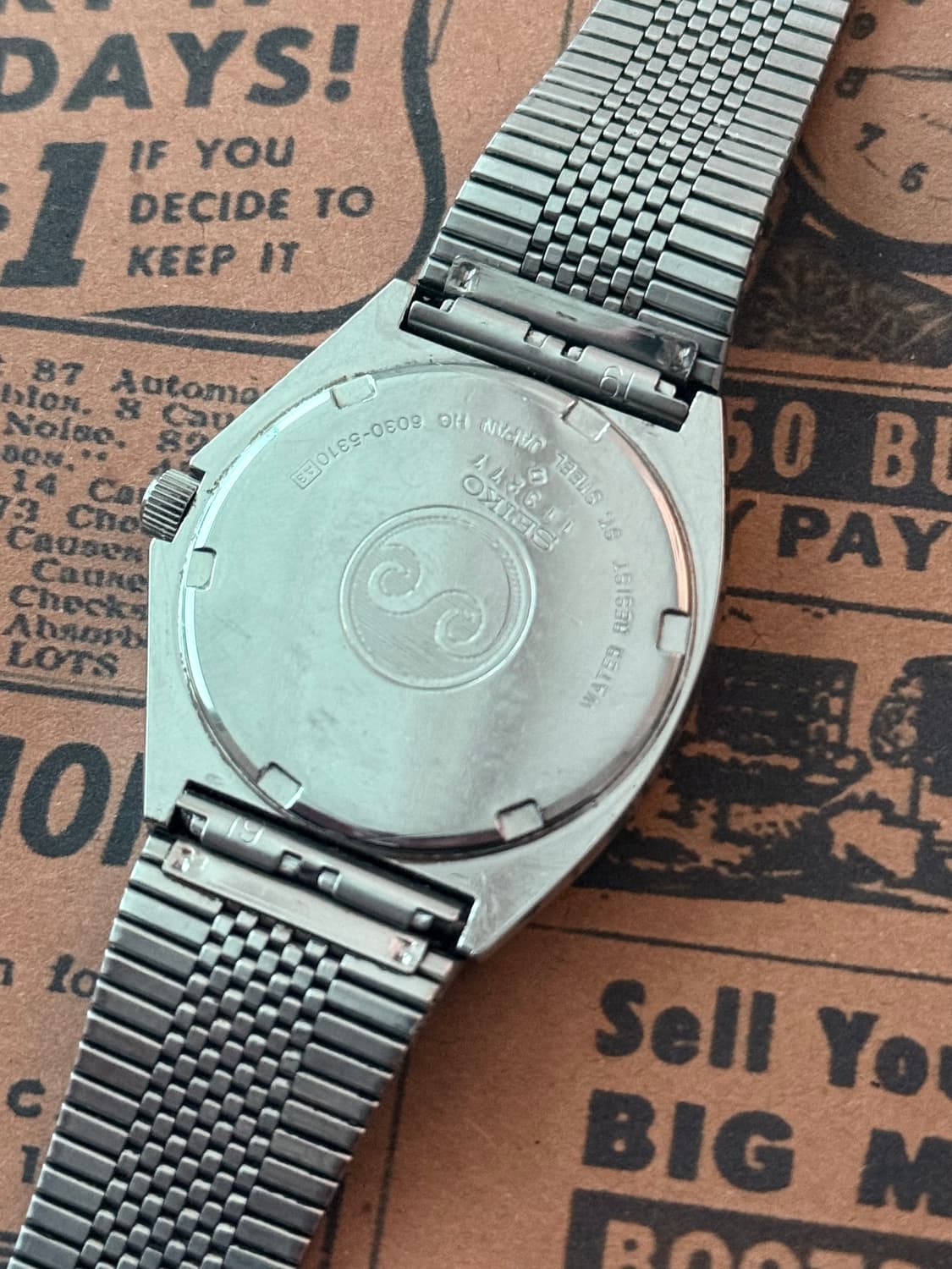 세이코 Seiko Silverwave 스퀘어 쿼츠 상품이미지3