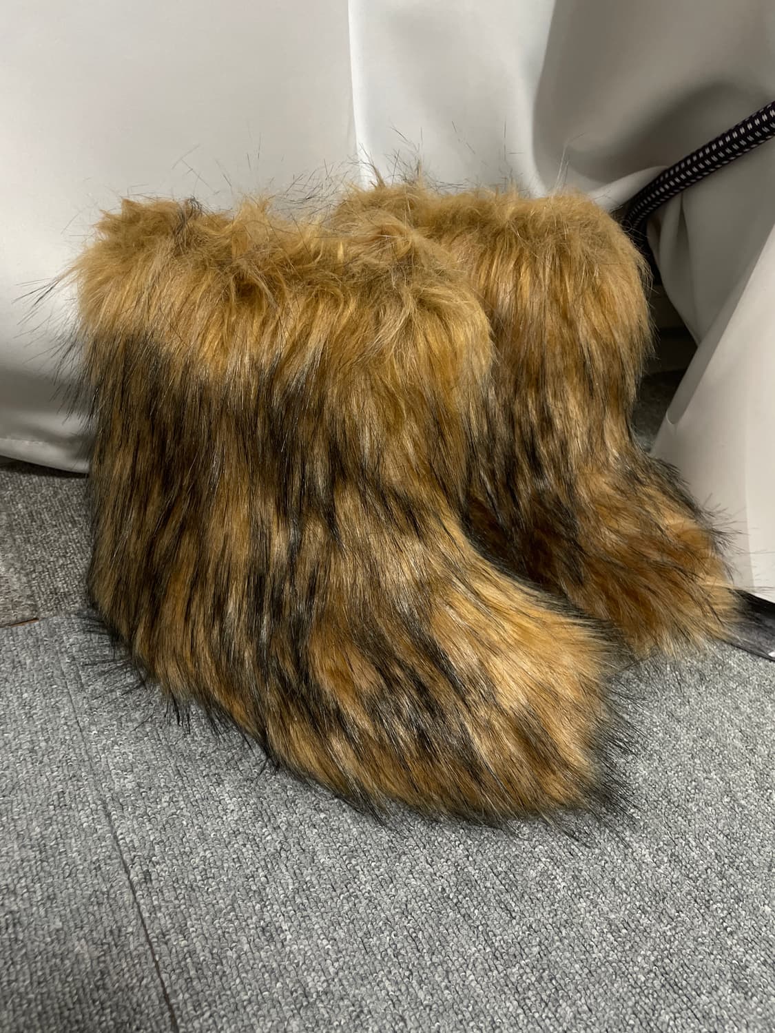 새상품 브라운 에스키모 퍼 부츠 36사이즈 상품이미지1