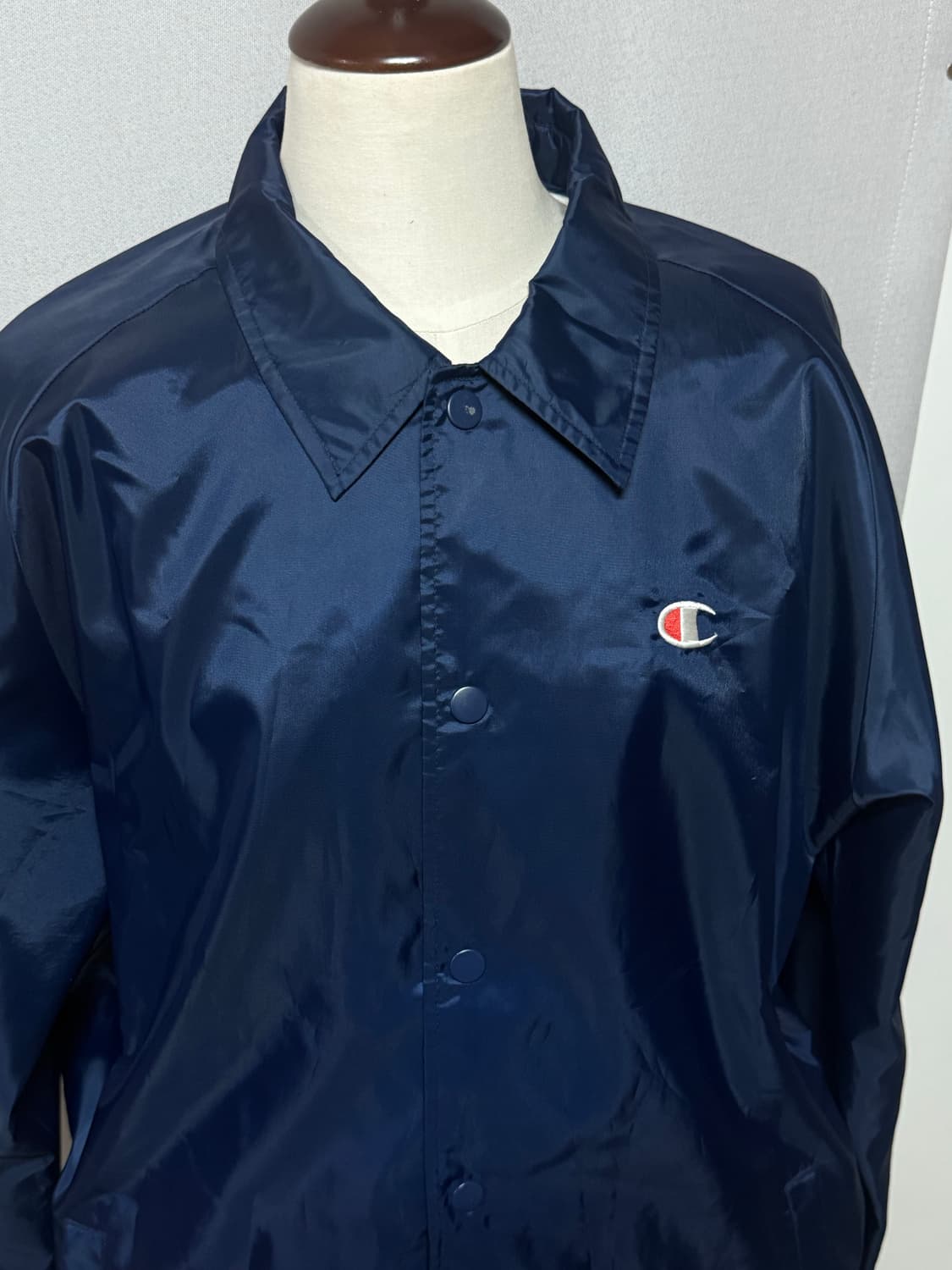 챔피온 로고 코치 자켓 네이비 빈티지 바람막이 상품이미지5
