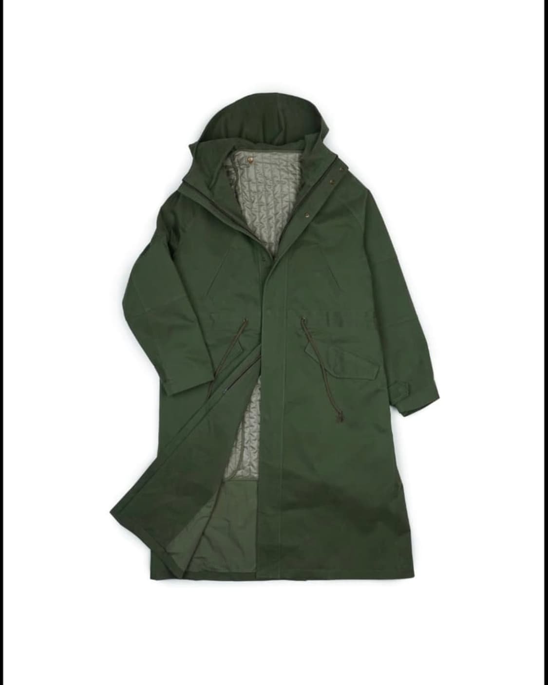 새상품 yiyae moleskin hood long parka 상품이미지2