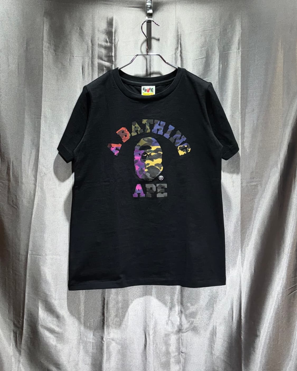 S A BATHING APE 베이프 걸스 멀티컬러 샤루 반팔티  상품이미지2