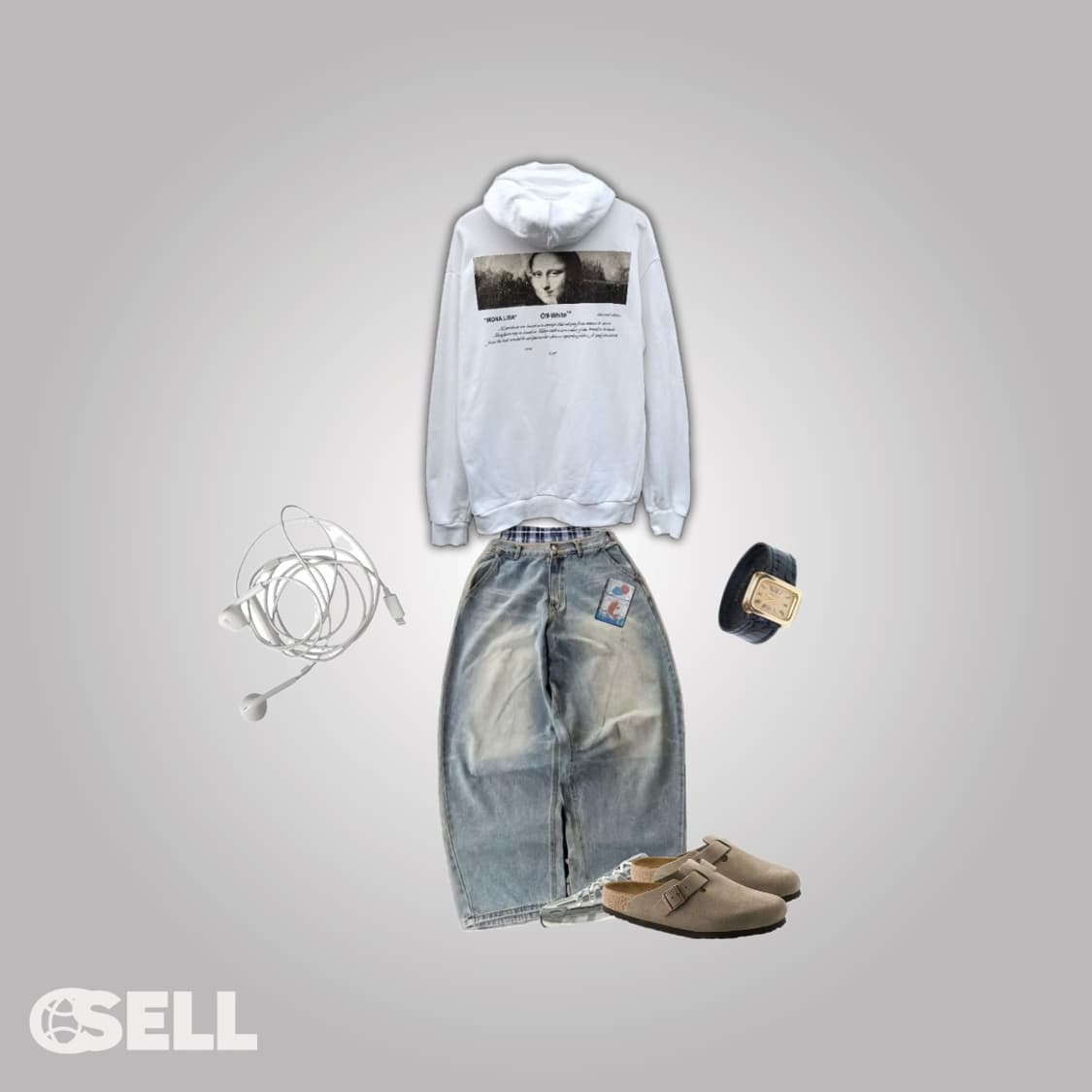 오프화이트 모나리자 후드 상품이미지2