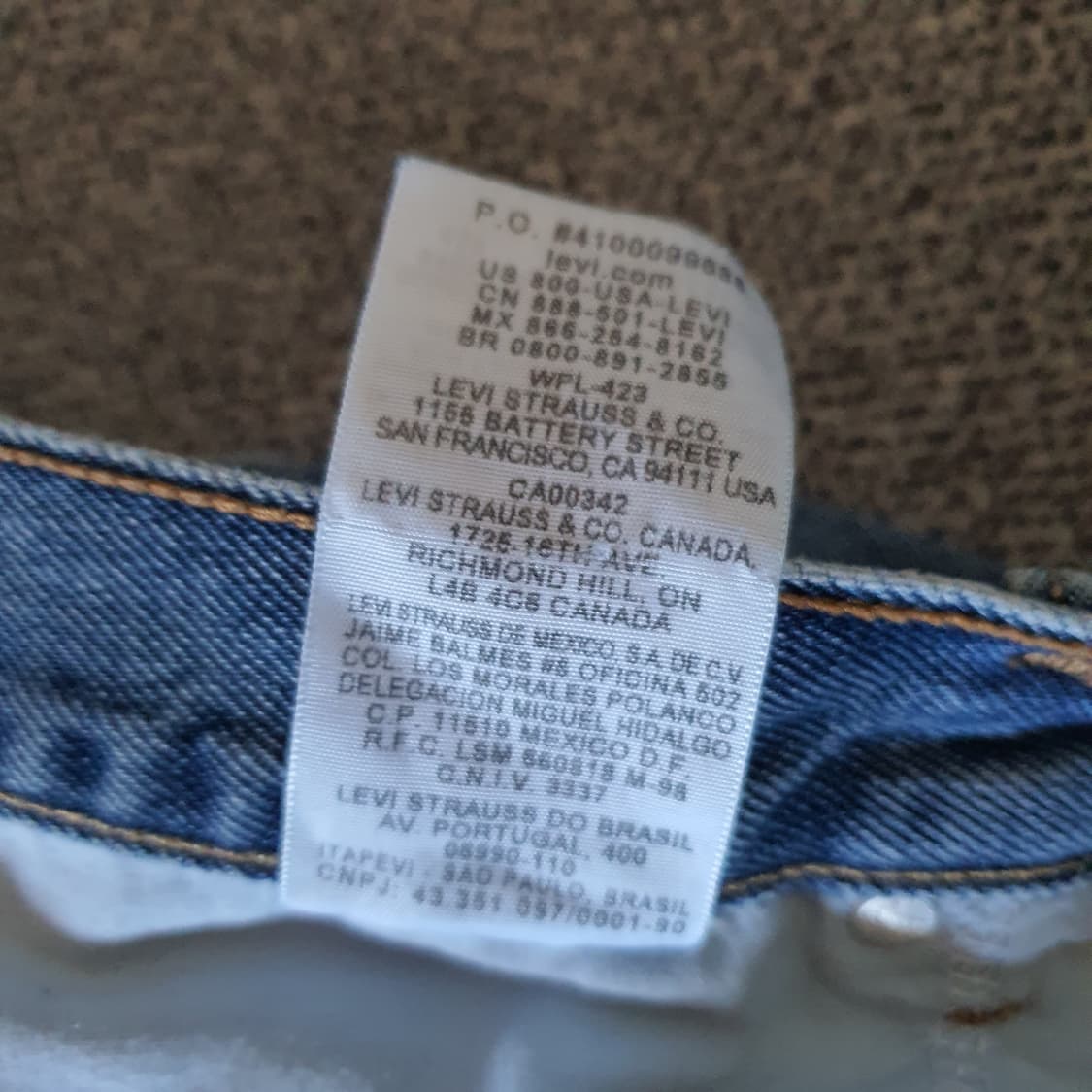 리바이스 550 빈티지  데님 No.26 상품이미지6