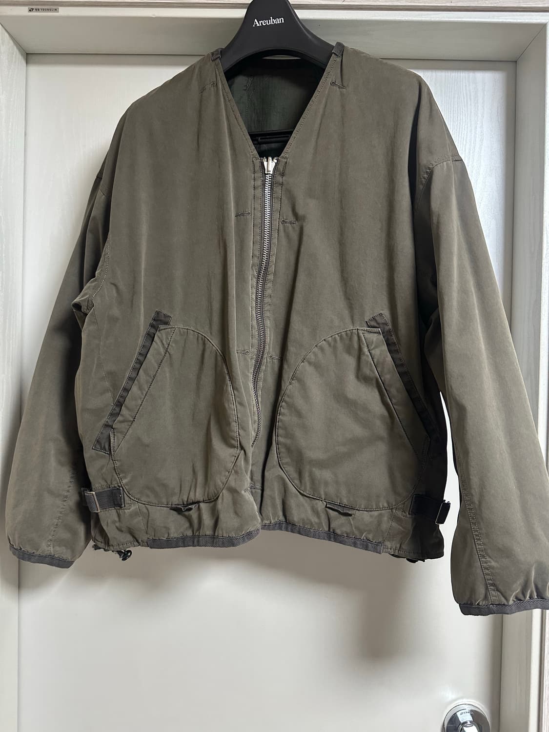 폴리테루 라이너 유즈드 올리브 퀄티드그린 4사이즈 상품이미지3