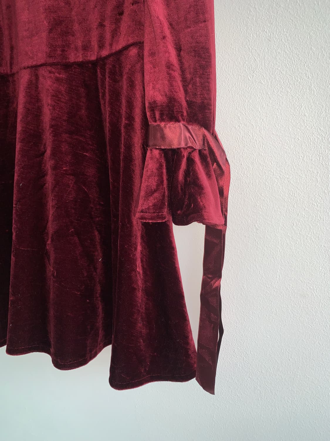 Velvet tie dress 상품이미지4