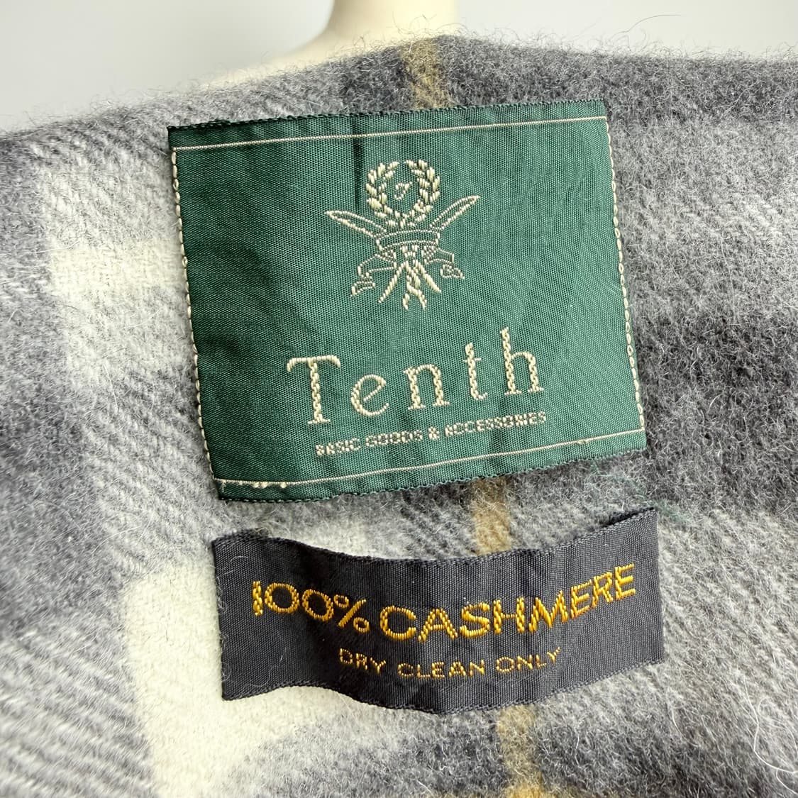 [캐시미어 100%] 체크 머플러 목도리 숄 상품이미지2