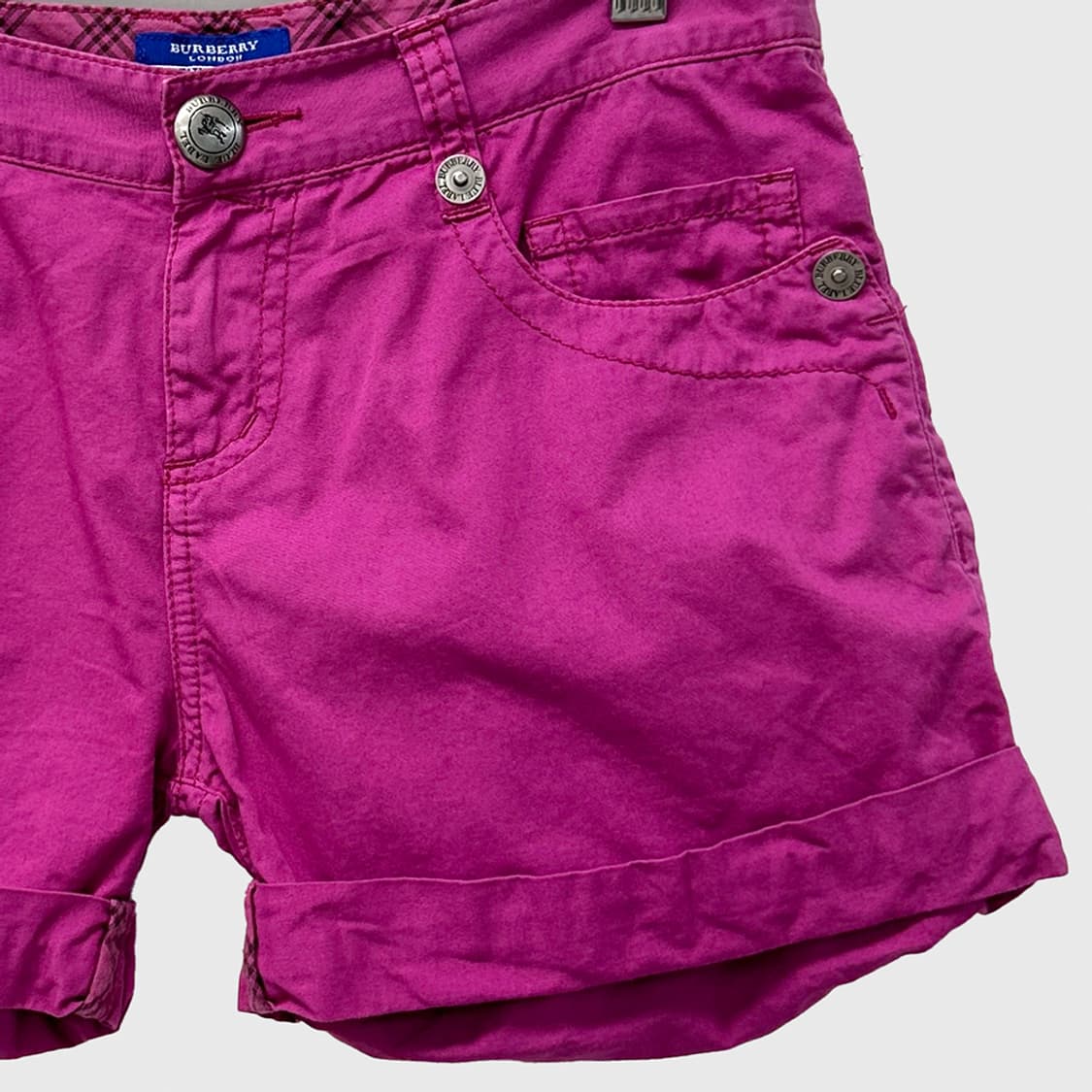 버버리 블루라벨 코튼 반바지 쇼츠 여성 30인치 상품이미지2