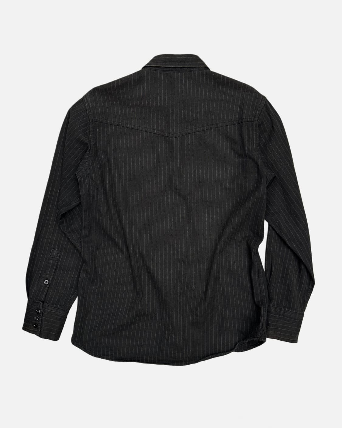 stripe epaulet charcoal shirt 상품이미지4
