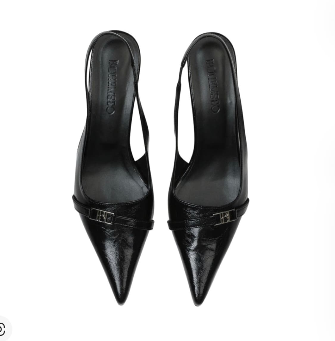 보헤미안 서울 23 메탈 라벨 슬링백 블랙(245) 상품이미지1