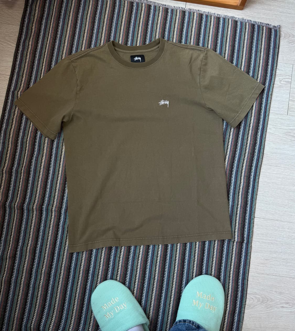 스투시 피그먼트 스탁 반팔 티셔츠 상품이미지2