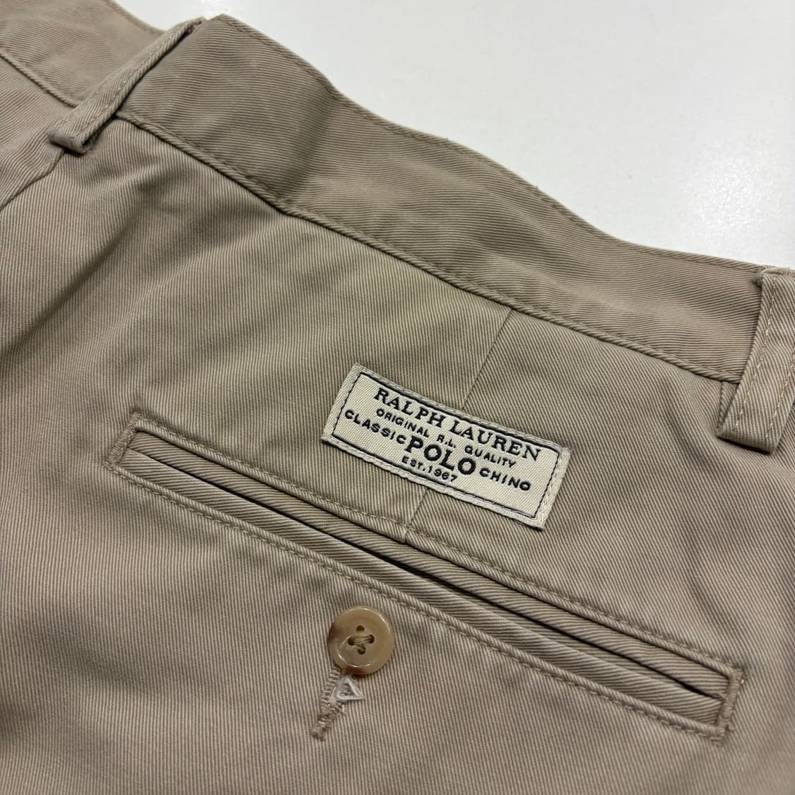 [32] 폴로 랄프로렌 치노 코튼 베이지 반바지 B783 상품이미지3