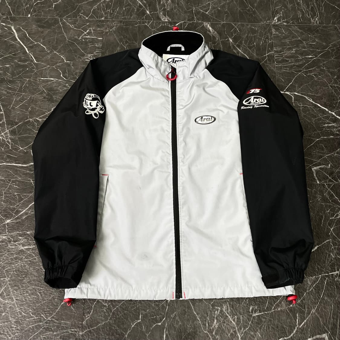 아라이 빅로고 패치워크 레이싱 바람막이 자켓 상품이미지1