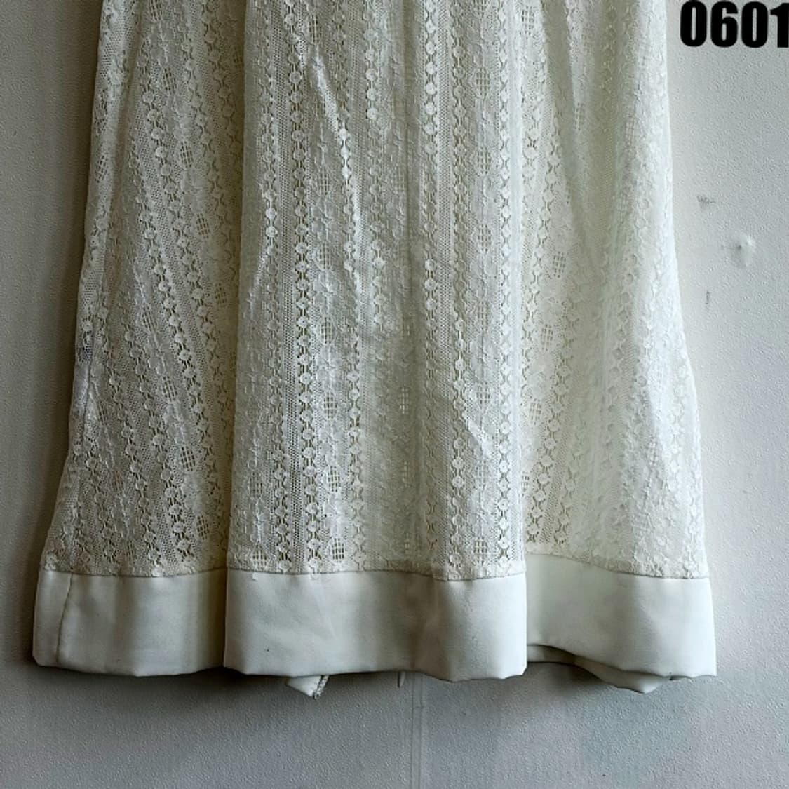 GRL 레이스 반팔 롱 드레스 L 0601 상품이미지8