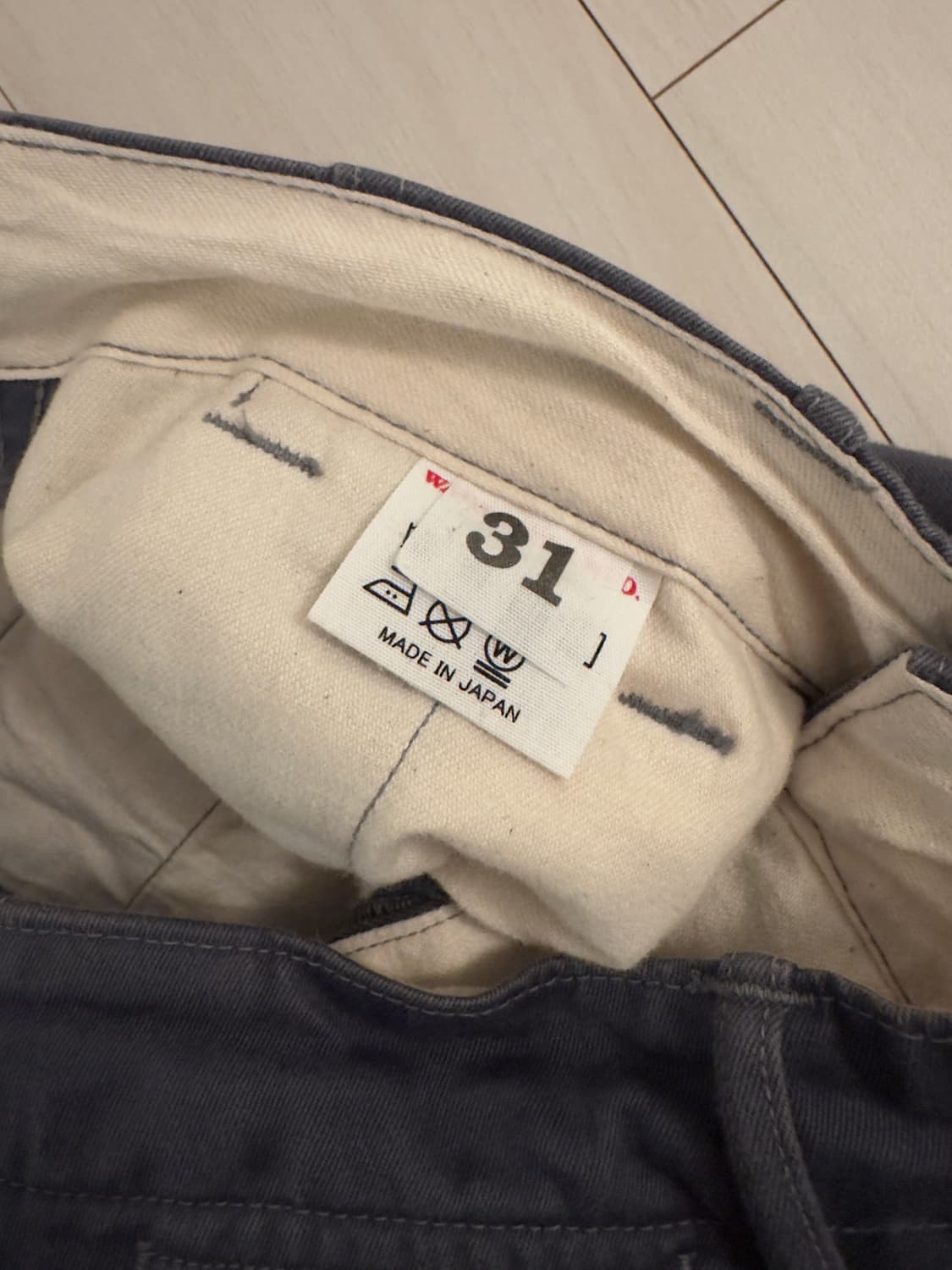 WAREHOUSE Lot 1082 B.Grey Chinoes 상품이미지2