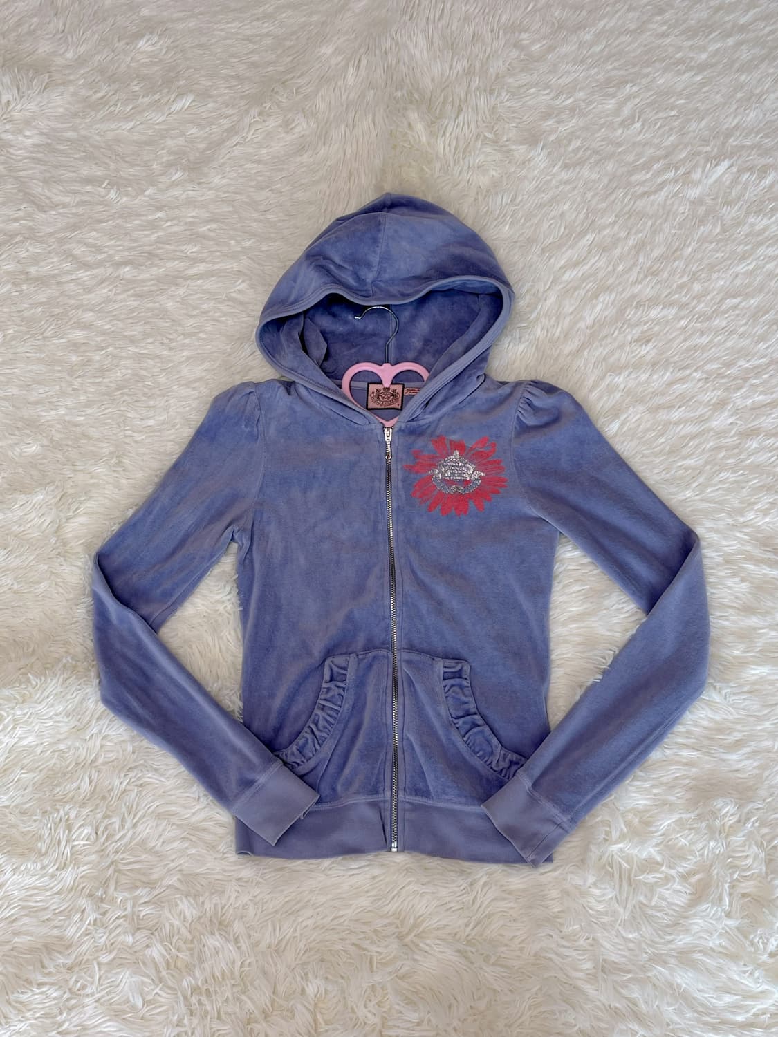 유일매물) 쥬시 꾸뛰르 벨벳 후드집업 y2k 갸루템 상품이미지2