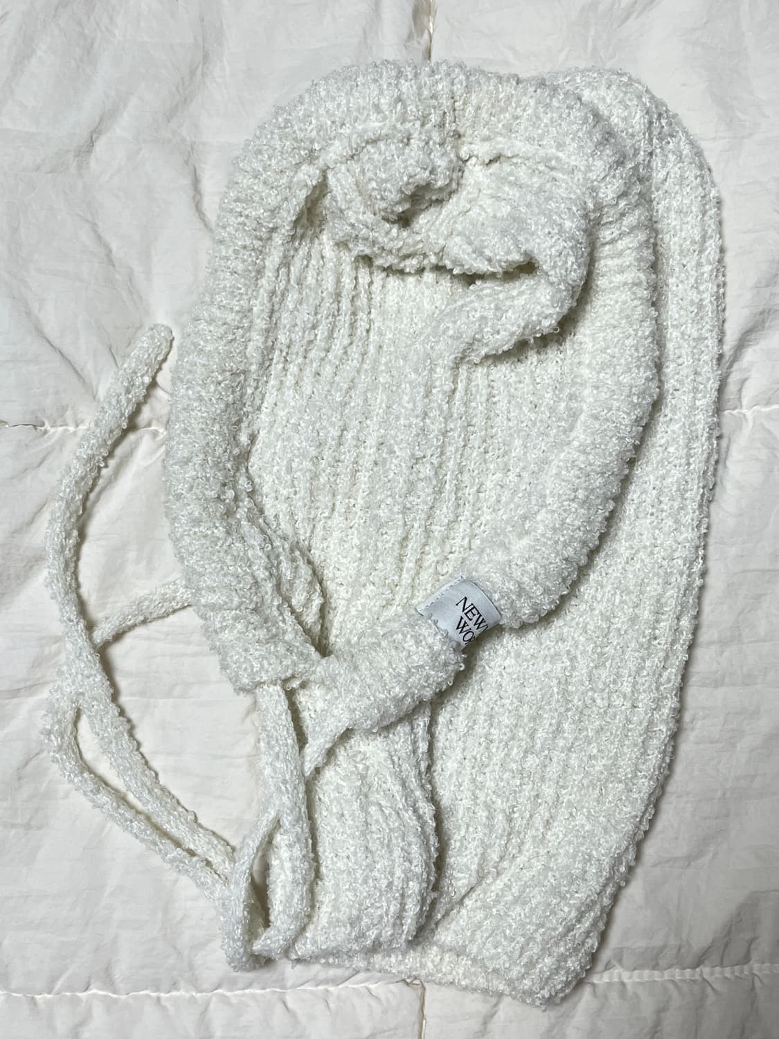 뉴욕웍스 스트링 소프트 부클 바라클라바 상품이미지5