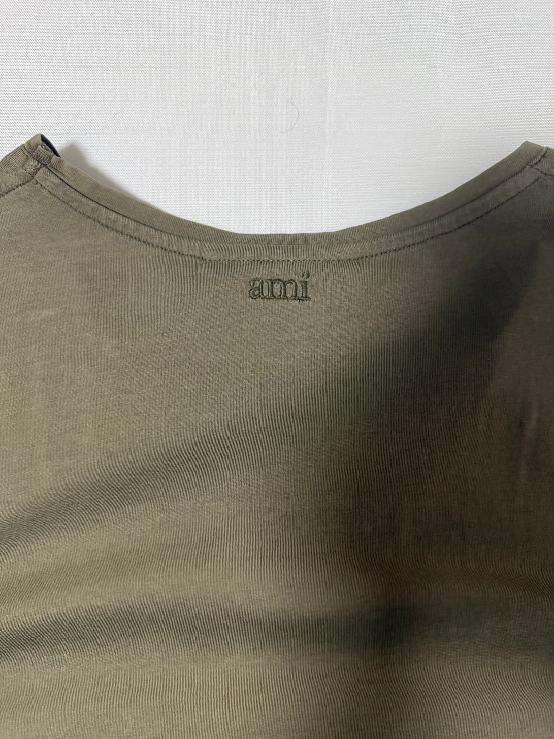 아미(AMI) X 10 꼬르소꼬모 콜라보 반팔 티셔츠(카키) 상품이미지4