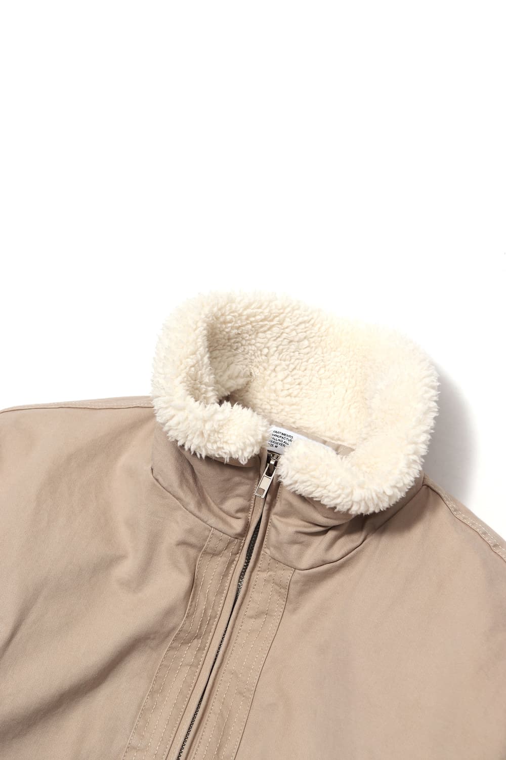 PARTIMENTO 3M 신슐레이트 보아 플리스 무톤 베이지 재킷 L 상품이미지4