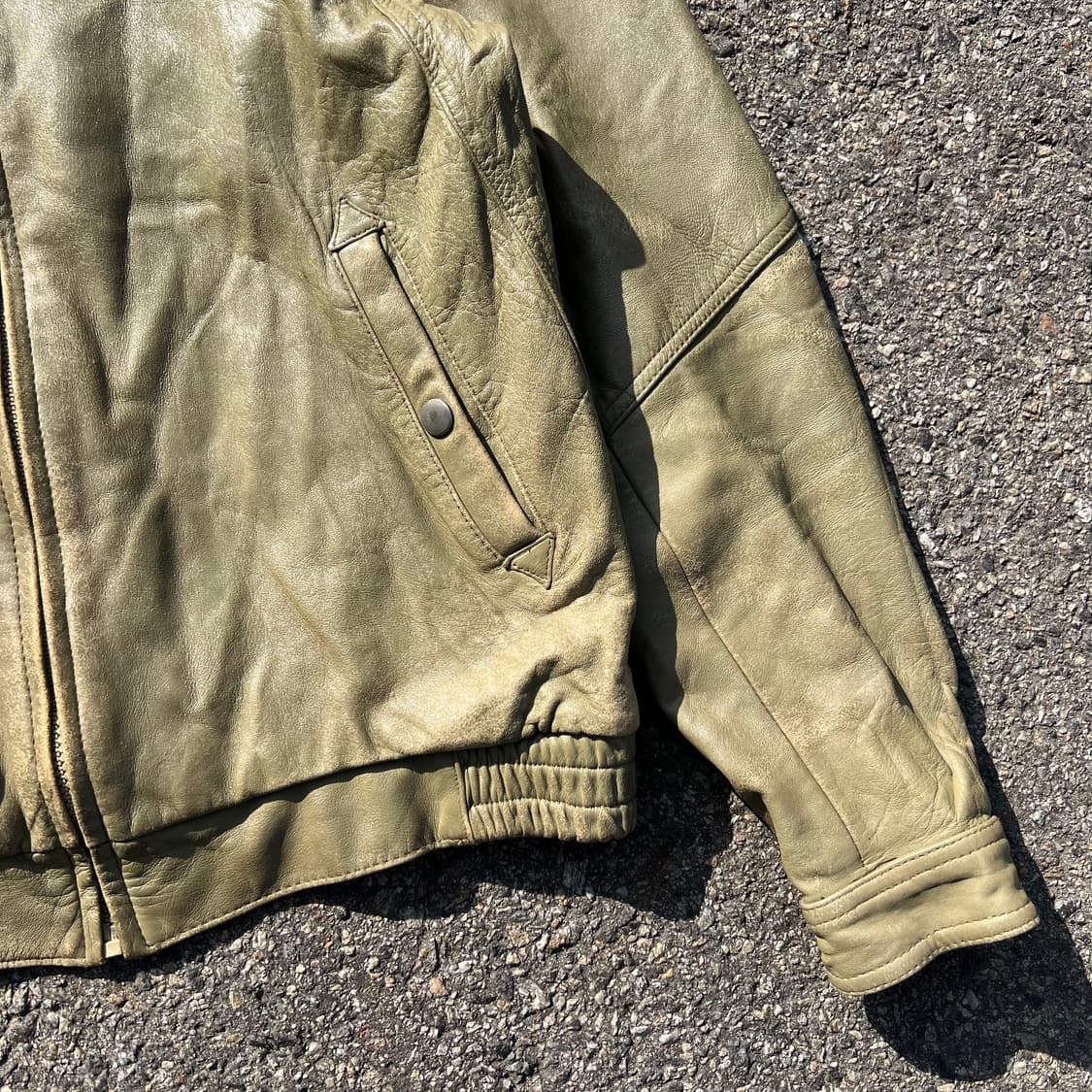 90’s Adolfo 레더 자켓 상품이미지3