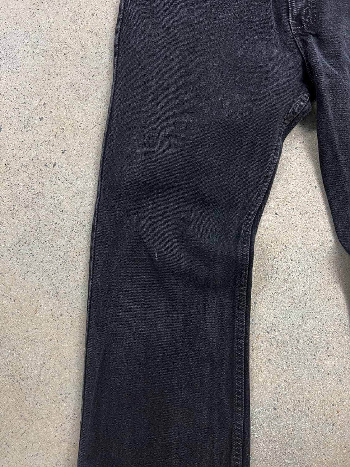 리바이스 90s 517 오렌지 탭 블랙 데님 팬츠 / 35 x 29 상품이미지9