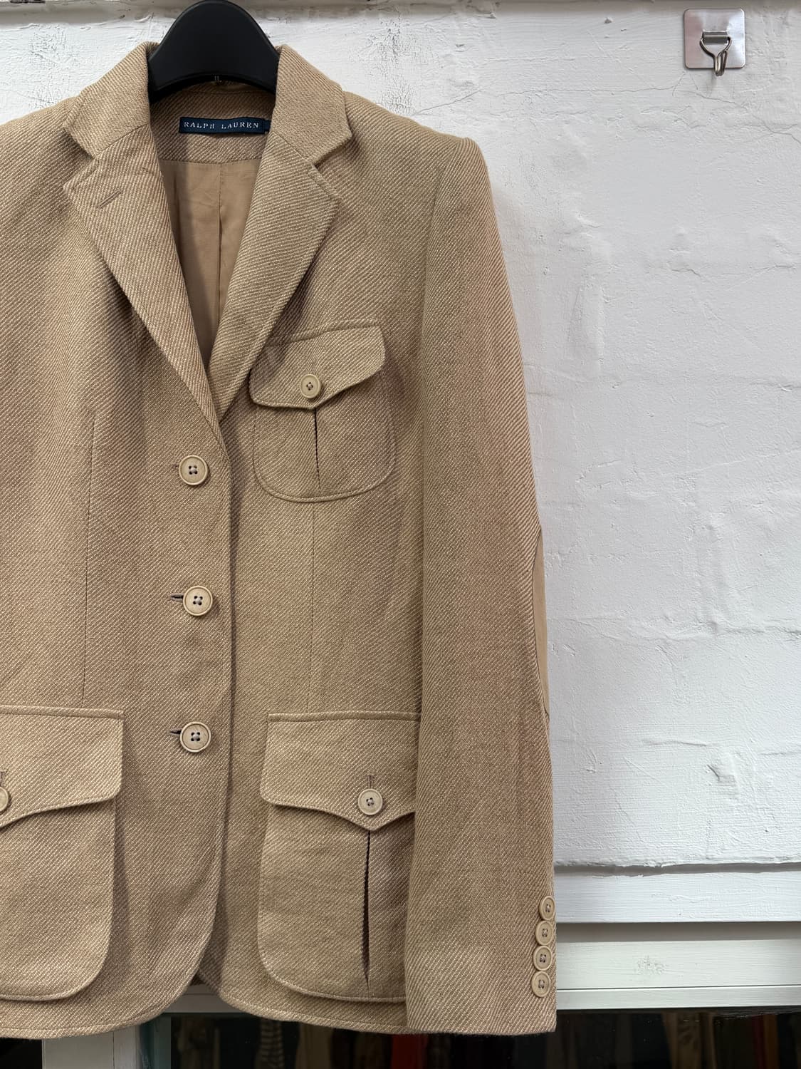 Ralph Lauren 랄프로렌 베이지 린넨 자켓 0 상품이미지3