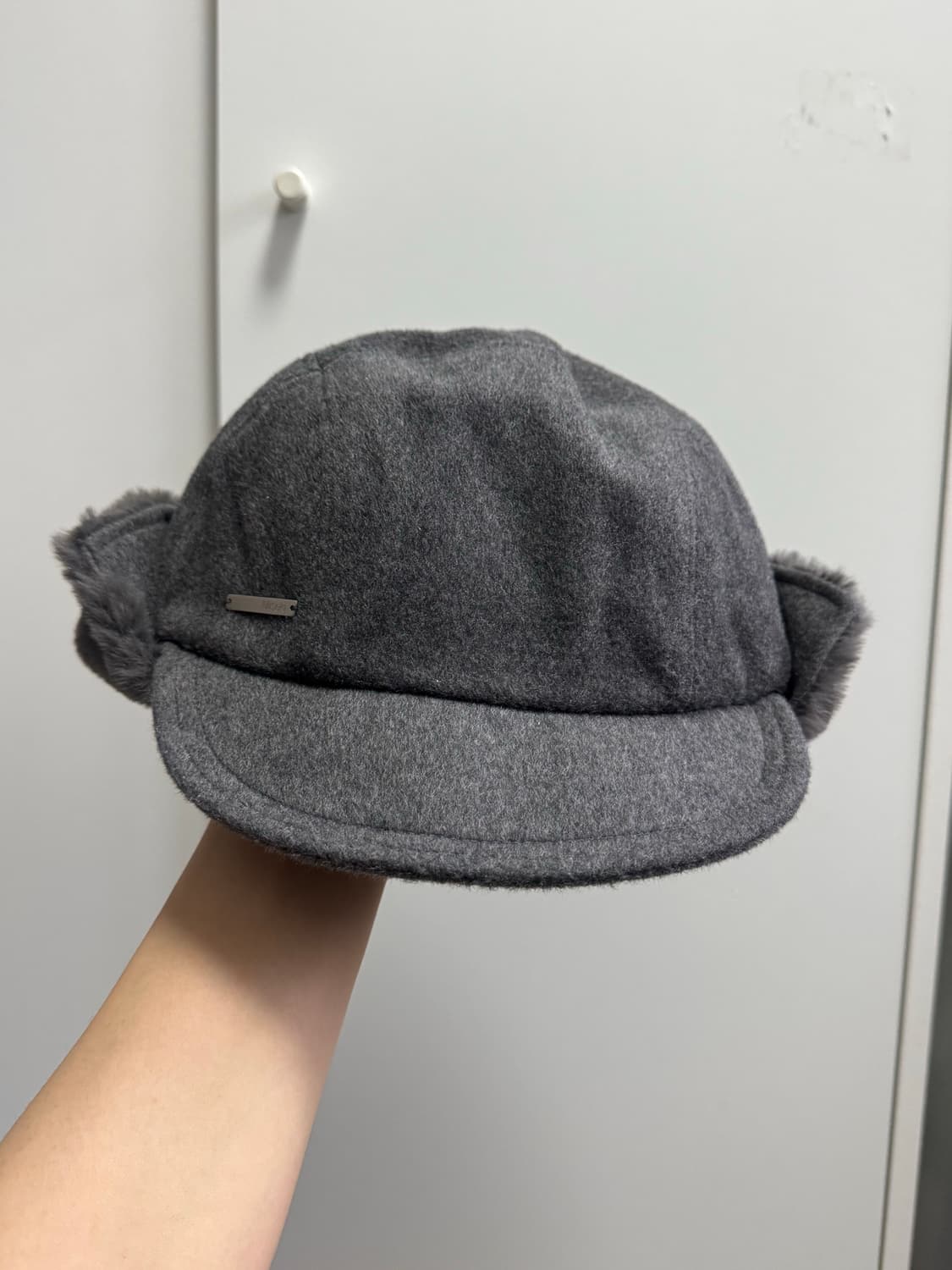 미세키서울 뉴스보이 캡 차콜 상품이미지2