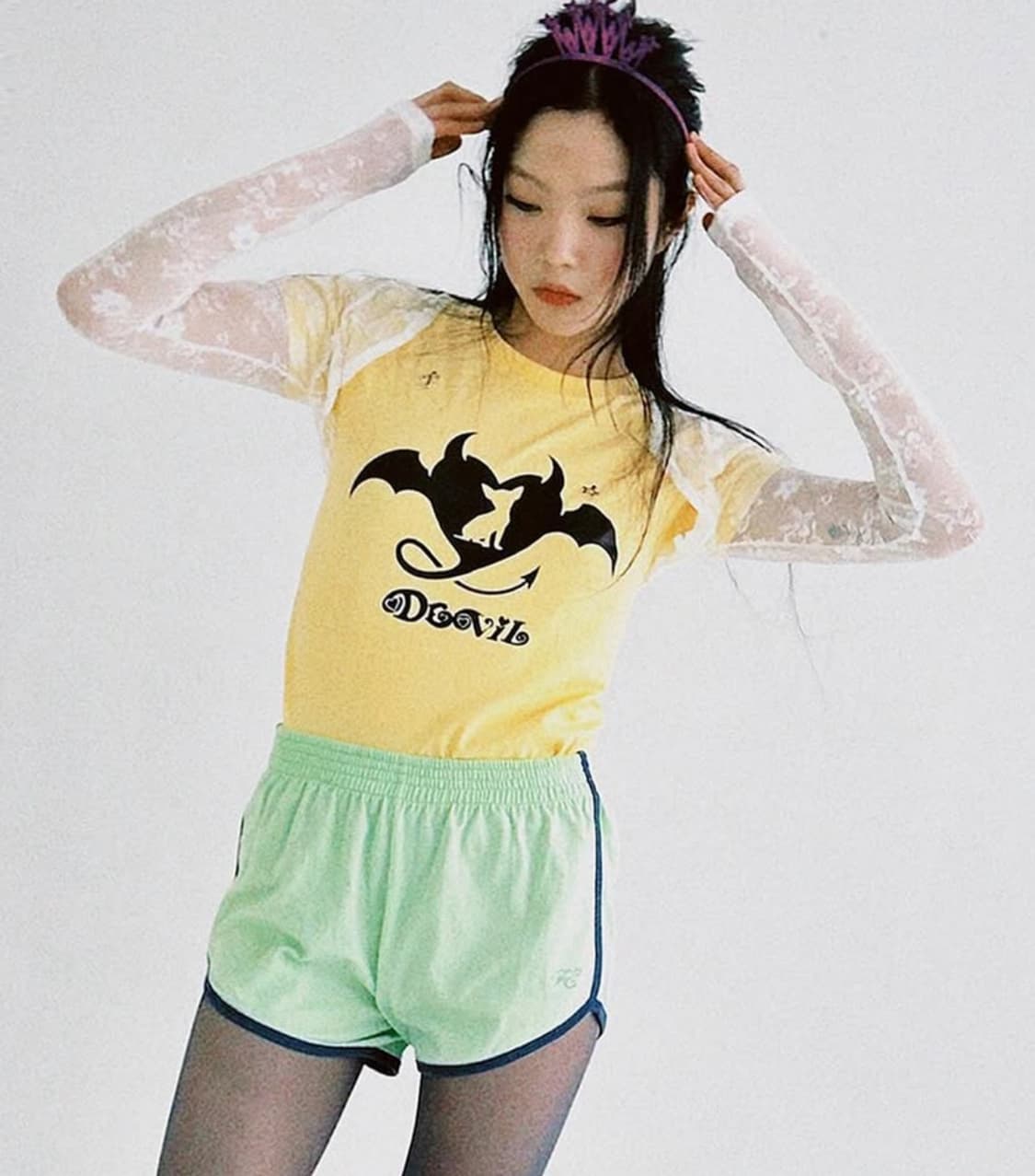 샵페어리 faerie 데빌 티셔츠 반팔 상품이미지3